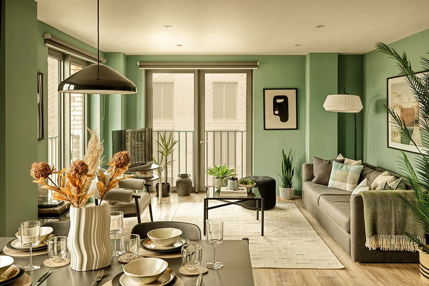 2 Bedroom Apartment - Open plan living area